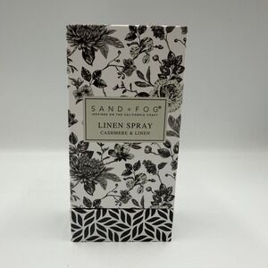 Sand + Fog Linen Spray Cashmere & Linen 3.2 fl oz Home Fragrance Mist New SEALED
